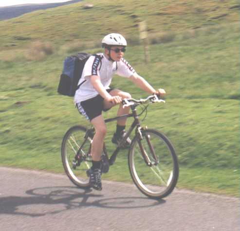 Mountain Biking action